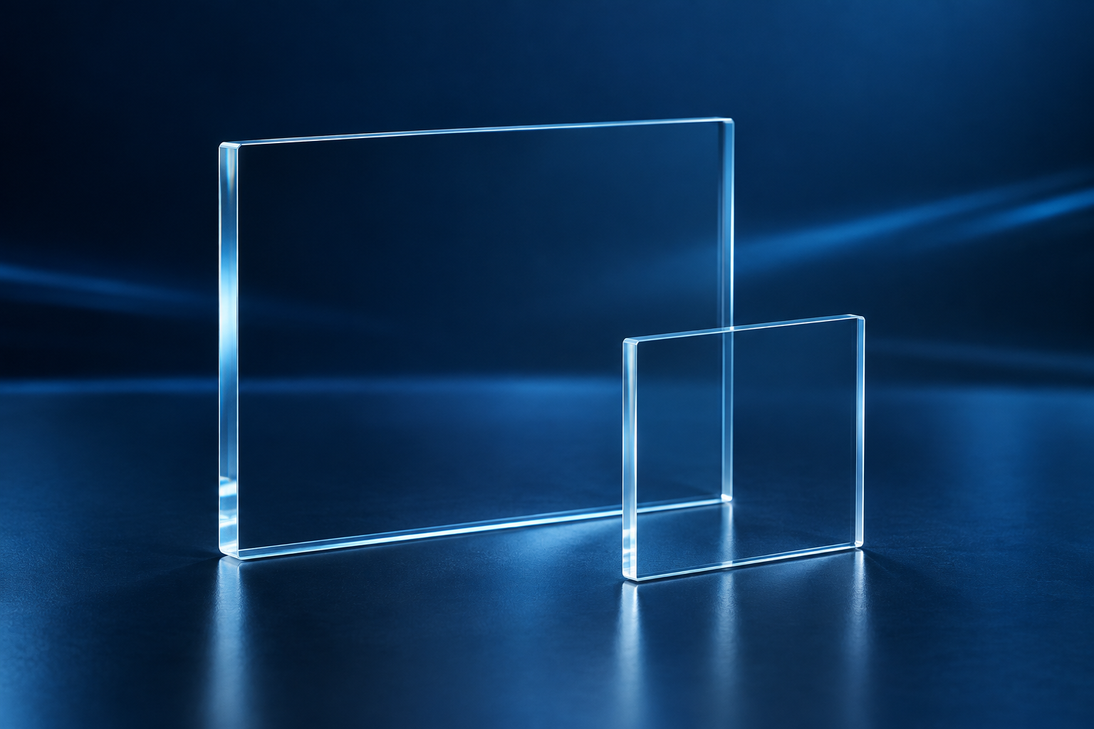 Optical Windows on a blue background